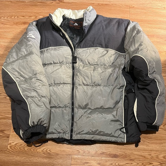 Vintage Nike ACG 550 Fill Duck Puffer Jacket Xl Black 90s
